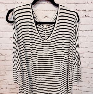 CATO Striped Top 3/4 Sleeve